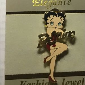 New Betty Boop pin brooch Be Mine